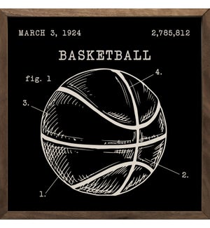 Basketball Patent Black